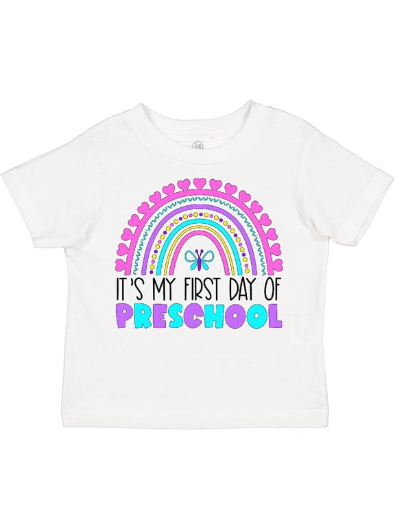 Its My First Day of Preschool Boys or Girls Toddler T-Shirt