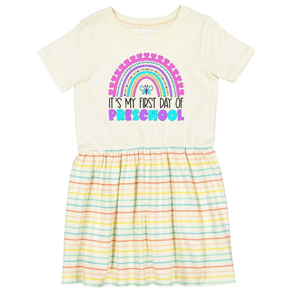 Inktastic Its My First Day of Preschool Girls Toddler Dress