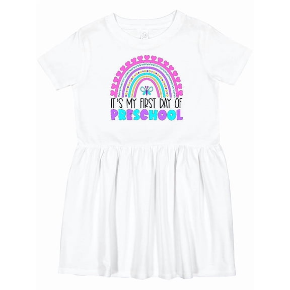 Inktastic Its My First Day of Preschool Girls Toddler Dress
