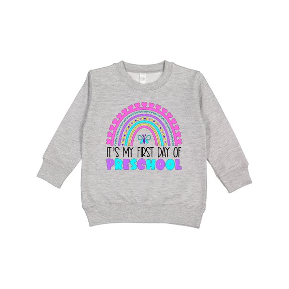 Inktastic Its My First Day of Preschool Toddler Sweatshirt