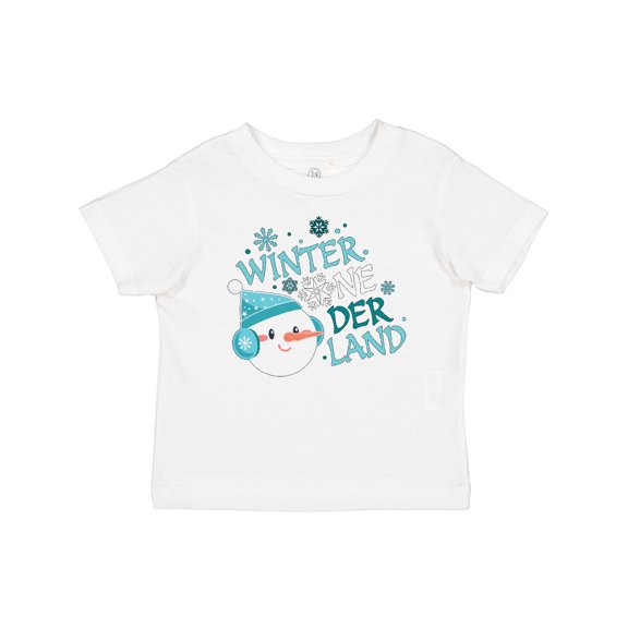 Inktastic Iwinter One-derland First Birthday with Snowman Boys or Girls Baby T-Shirt