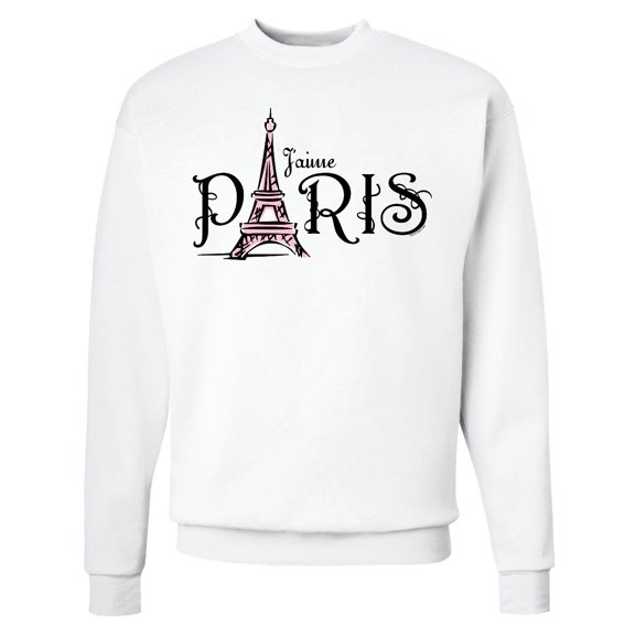 Inktastic J'aime Paris Adult Sweatshirt
