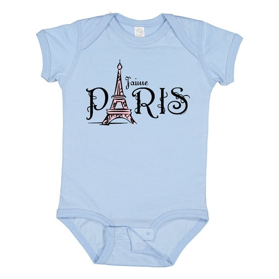 Inktastic J'aime Paris Girls Baby Bodysuit