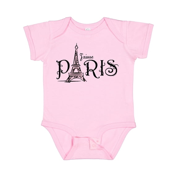 Inktastic J'aime Paris Girls Baby Bodysuit