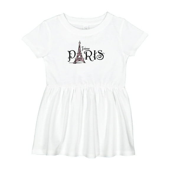 Inktastic J'aime Paris Girls Baby Dress