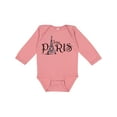 thumbnail image 1 of Inktastic J'aime Paris Girls Long Sleeve Baby Bodysuit, 1 of 5