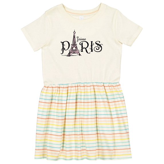 Inktastic J'aime Paris Girls Toddler Dress