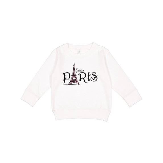 Inktastic J'aime Paris Toddler Sweatshirt