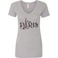thumbnail image 1 of Inktastic J'aime Paris Women's V-Neck T-Shirt, 1 of 5