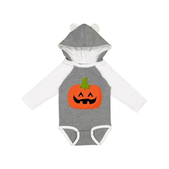Inktastic Jack O Lantern Pumpkin Boys or Girls Long Sleeve Baby Bodysuit