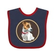 thumbnail image 1 of Inktastic Jack Russell Terrier Dog Art Boys or Girls Baby Bib, 1 of 4