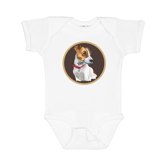 Inktastic Jack Russell Terrier Dog Art Boys or Girls Baby Bodysuit