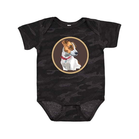 Inktastic Jack Russell Terrier Dog Art Boys or Girls Baby Bodysuit