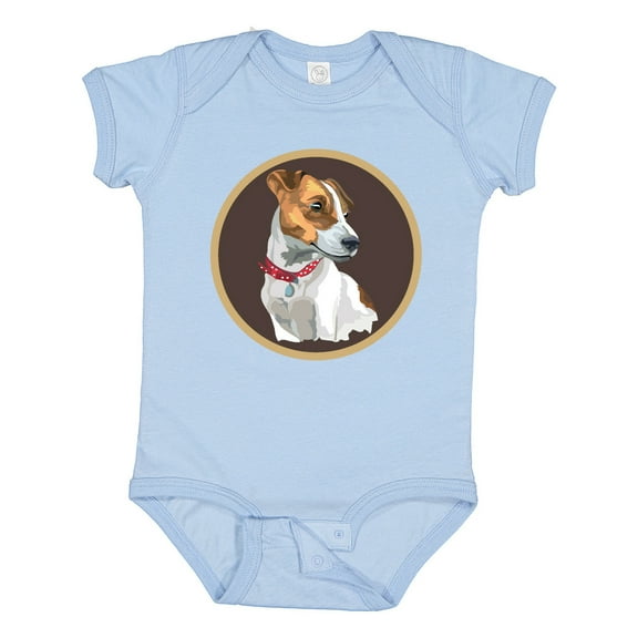 Inktastic Jack Russell Terrier Dog Art Boys or Girls Baby Bodysuit