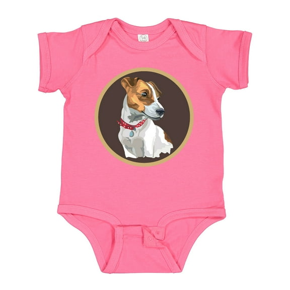 Inktastic Jack Russell Terrier Dog Art Boys or Girls Baby Bodysuit