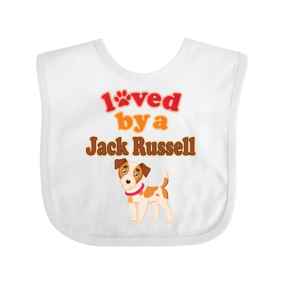 Inktastic Jack Russell Terrier Dog Gifts Boys or Girls Baby Bib