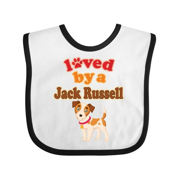 Inktastic Jack Russell Terrier Dog Gifts Boys or Girls Baby Bib