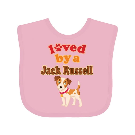 Inktastic Jack Russell Terrier Dog Gifts Boys or Girls Baby Bib