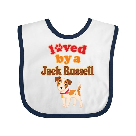 Inktastic Jack Russell Terrier Dog Gifts Boys or Girls Baby Bib