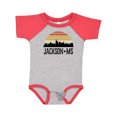 thumbnail image 1 of Inktastic Jackson Mississippi Skyline Retro Boys or Girls Baby Bodysuit, 1 of 5