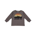 thumbnail image 1 of Inktastic Jackson Mississippi Skyline Retro Boys or Girls Long Sleeve Toddler T-Shirt, 1 of 5