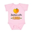 thumbnail image 1 of Inktastic Jacksonville Florida Orange in Heart Boys or Girls Baby Bodysuit, 1 of 5