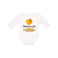 thumbnail image 1 of Inktastic Jacksonville Florida Orange in Heart Boys or Girls Long Sleeve Baby Bodysuit, 1 of 5