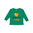 thumbnail image 1 of Inktastic Jacksonville Florida Orange in Heart Boys or Girls Long Sleeve Toddler T-Shirt, 1 of 5