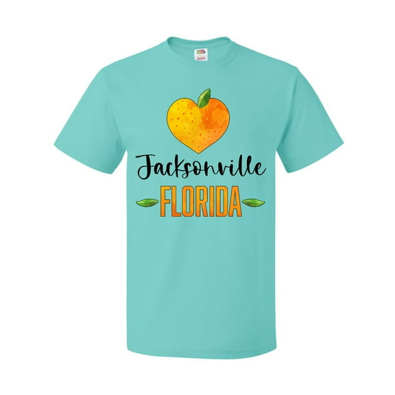 Inktastic Jacksonville Florida Orange in Heart T-Shirt