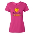 thumbnail image 1 of Inktastic Jacksonville Florida Orange in Heart Women's T-Shirt, 1 of 5
