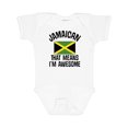 thumbnail image 1 of Inktastic Jamaica Awesome Jamaican Boys or Girls Baby Bodysuit, 1 of 5