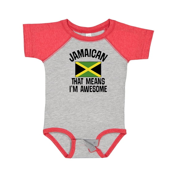 Inktastic Jamaica Awesome Jamaican Boys or Girls Baby Bodysuit