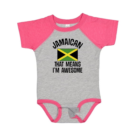 Inktastic Jamaica Awesome Jamaican Boys or Girls Baby Bodysuit