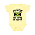 thumbnail image 1 of Inktastic Jamaica Awesome Jamaican Boys or Girls Baby Bodysuit, 1 of 5