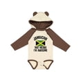 thumbnail image 1 of Inktastic Jamaica Awesome Jamaican Boys or Girls Long Sleeve Baby Bodysuit, 1 of 5