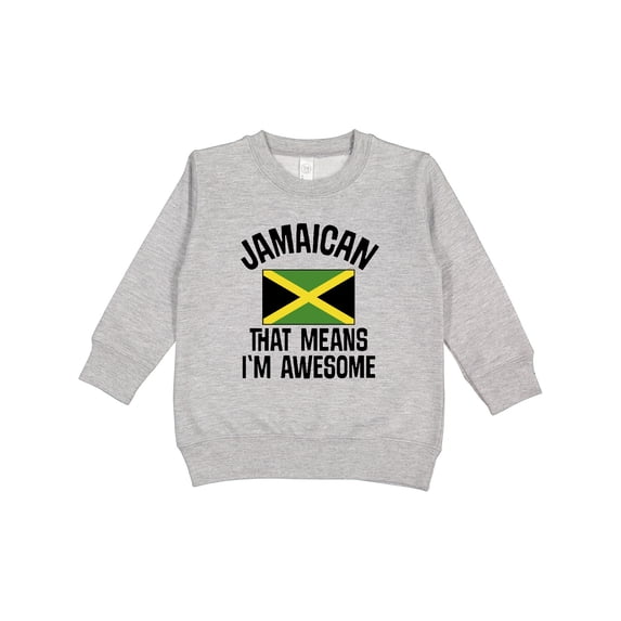 Inktastic Jamaica Awesome Jamaican Toddler Sweatshirt