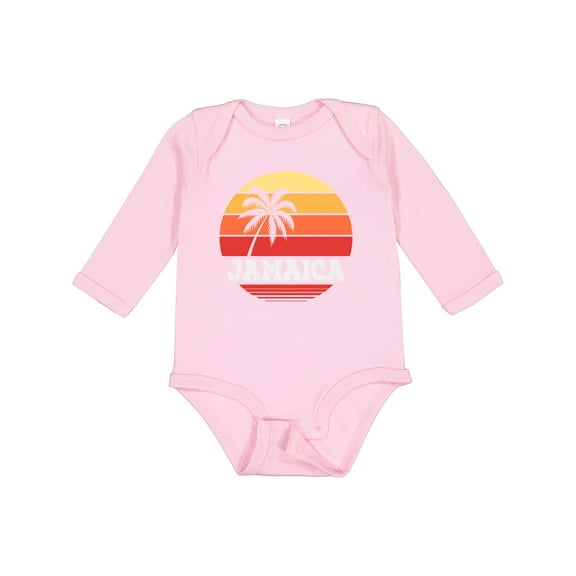 Inktastic Jamaica Vacation Trip Boys or Girls Long Sleeve Baby Bodysuit