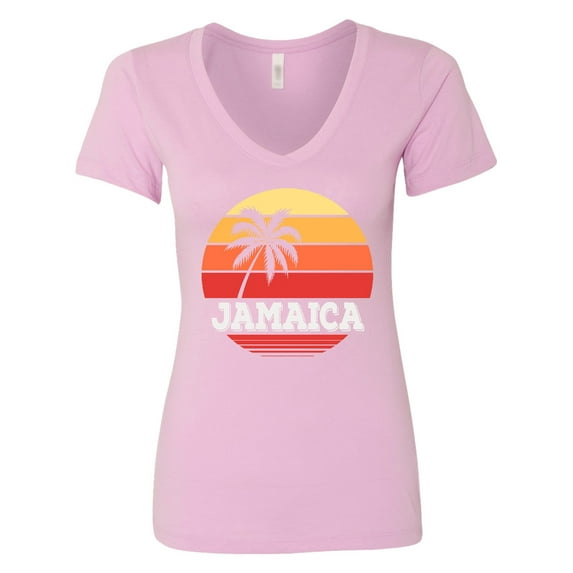 Inktastic Jamaica Vacation Trip Women's V-Neck T-Shirt
