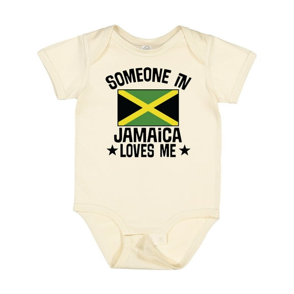 Inktastic Jamaican Vacation Someone in Jamaica Loves Me Boys or Girls Baby Bodysuit