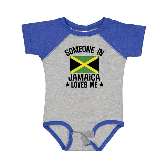 Inktastic Jamaican Vacation Someone in Jamaica Loves Me Boys or Girls Baby Bodysuit