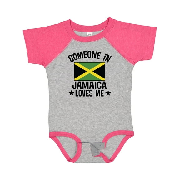 Inktastic Jamaican Vacation Someone in Jamaica Loves Me Boys or Girls Baby Bodysuit