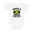 thumbnail image 1 of Inktastic Jamaican Vacation Someone in Jamaica Loves Me Boys or Girls Baby Bodysuit, 1 of 5