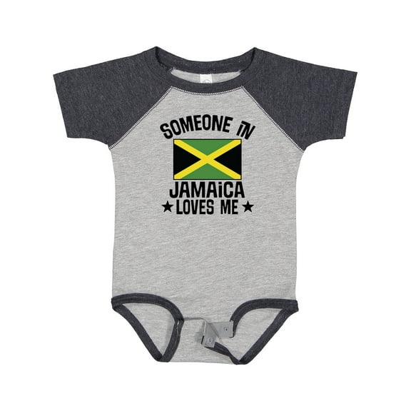 Inktastic Jamaican Vacation Someone in Jamaica Loves Me Boys or Girls Baby Bodysuit