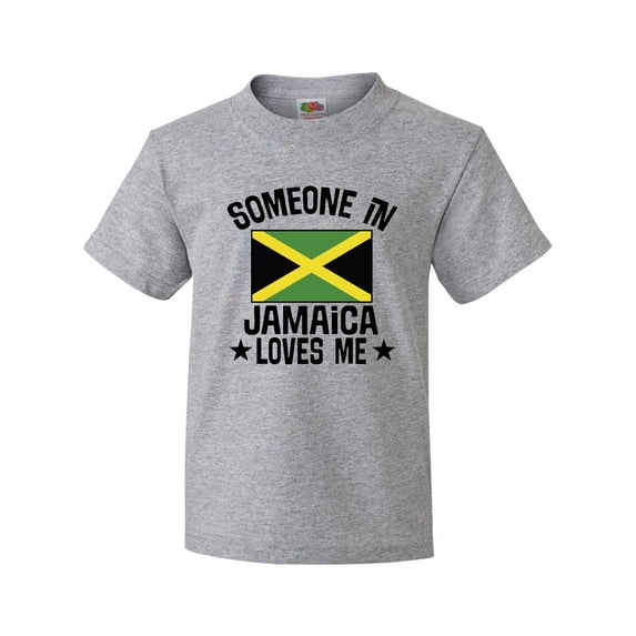 Inktastic Jamaican Vacation Someone in Jamaica Loves Me Youth T-Shirt