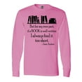 thumbnail image 1 of Inktastic Jane Austen Book Quote Long Sleeve T-Shirt, 1 of 5