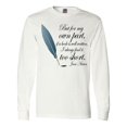 thumbnail image 1 of Inktastic Jane Austen Book Quote Long Sleeve T-Shirt, 1 of 5