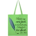 thumbnail image 1 of Inktastic Jane Austen Book Quote Tote Bag, 1 of 4