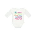 thumbnail image 1 of Inktastic Jane Austen Good Opinion Quote Girls Long Sleeve Baby Bodysuit, 1 of 5
