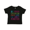 thumbnail image 1 of Inktastic Jane Austen Good Opinion Quote Gift Girls Toddler T-Shirt, 1 of 5