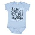 thumbnail image 1 of Inktastic Jane Austen Good Opinion Quote Girls Baby Bodysuit, 1 of 5